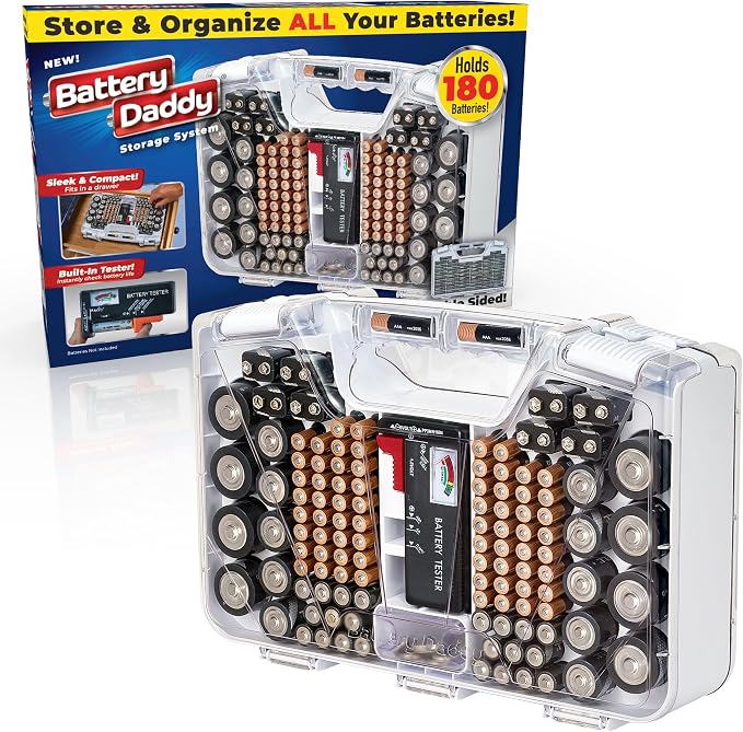 Battery Daddy Storage & Organizer Case by Ontel