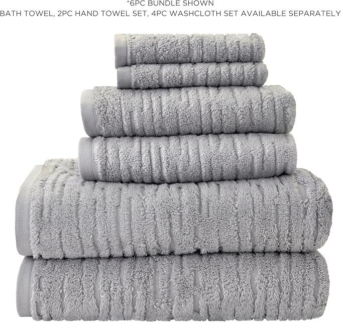 SKL Home CloudSoft Bath Towel, 100% Cotton Luxury - Image 6