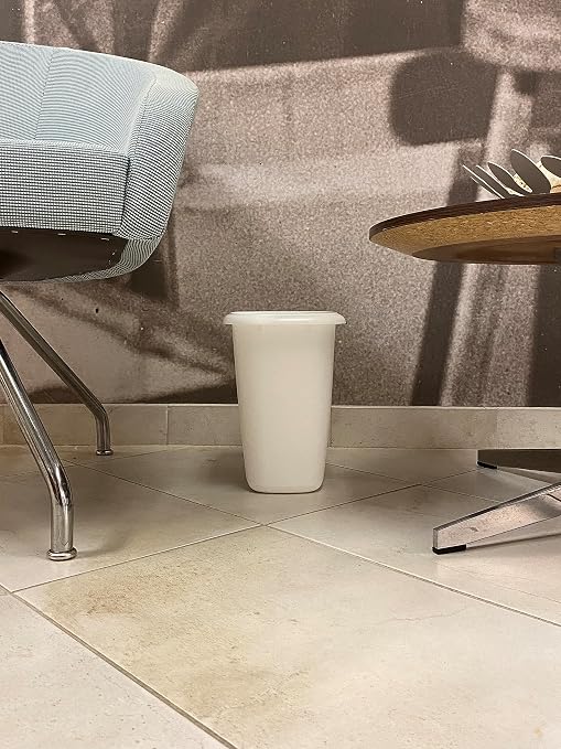 Rubbermaid Vanity Trash Can/Wastebasket 1.5-Gallons/6-Quarts White - Image 8
