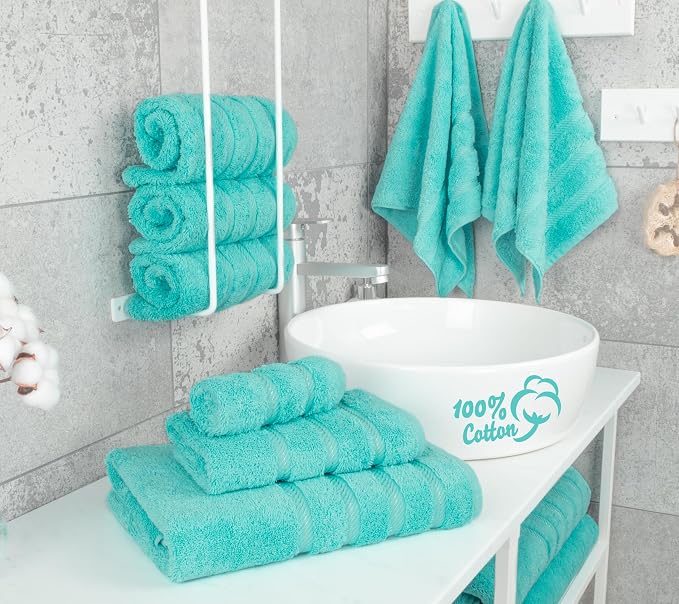 American Soft Linen 100% Cotton Luxury Turkish Towels, 6 Piece Towel Set | Soft - Image 2