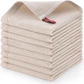 Homaxy 100% Cotton Waffle Weave Dish Cloths, 8 Pack by Homaxy