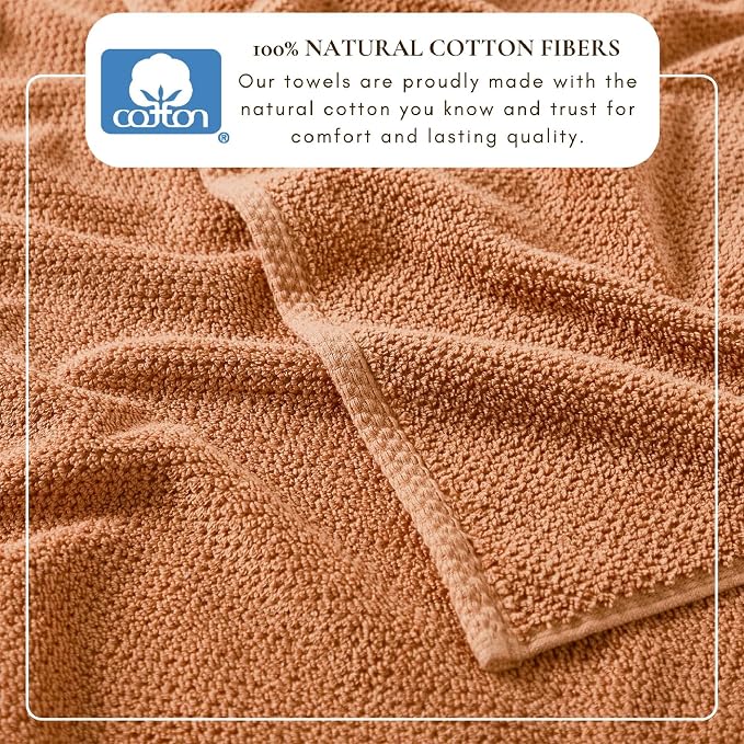 Great Bay Home 100% Cotton 6 Piece Bath Sheet Set - Image 3