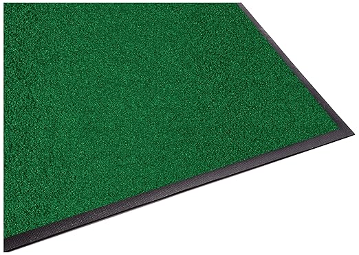 Guardian Floor Protection 94031140 Platinum Series Indoor Wiper Floor Mat, Rubber with Nylon Carpet, 3' Length, 11' Width, Green