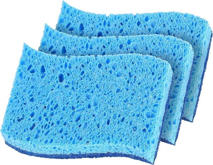 Superio Non-Scratch Cellulose Sponge Kitchen Scrub Sponges - Image 2