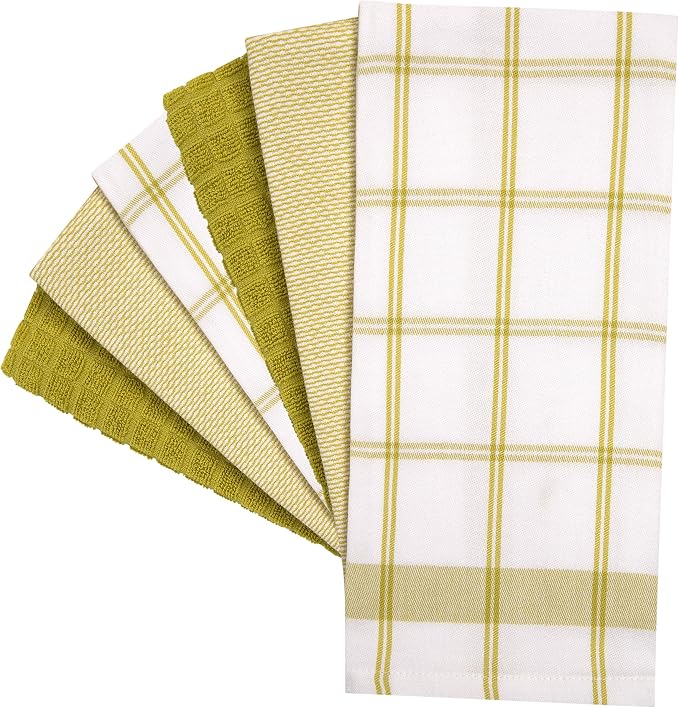 Premium Kitchen Towels 6 Pack 100% Cotton - Image 3