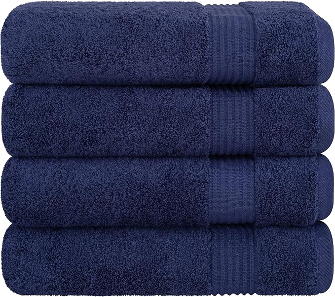 Cotton Paradise 100% Cotton Turkish Towel Set, Soft Absorbent Quick Dry - Image 6
