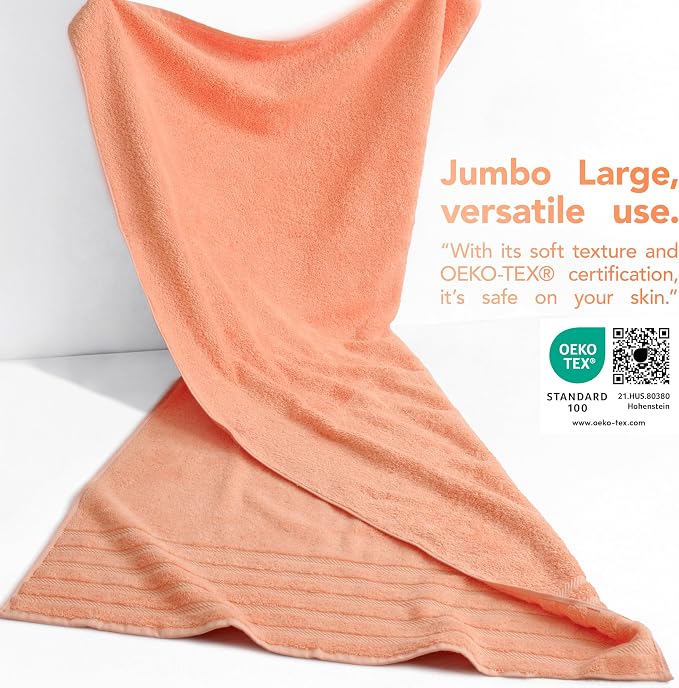 American Soft Linen 100% Cotton Luxury Turkish Towels, 35x70 XL Bath Sheet | - Image 3