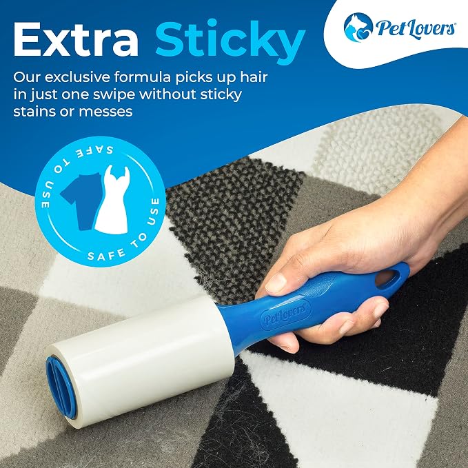 PetLovers Lint Rollers for Pet Hair Extra Sticky 6 Pack - Image 2