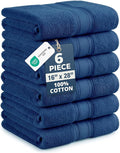 LANE LINEN Hand Towels for Bathroom Set, 6 Piece 100% Cotton Super Absorbent by LaneLinen