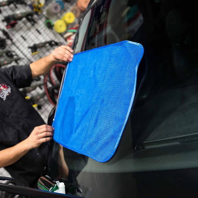 Chemical Guys, Waffle Weave Glass & Window Microfiber Towel, 24 x 16 - Image 4