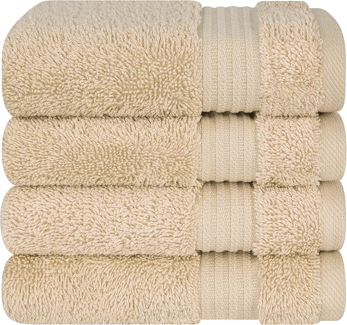 Cotton Paradise 100% Cotton Turkish Towel Set, Soft Absorbent Quick Dry by UNITEDHOMETEXTILE