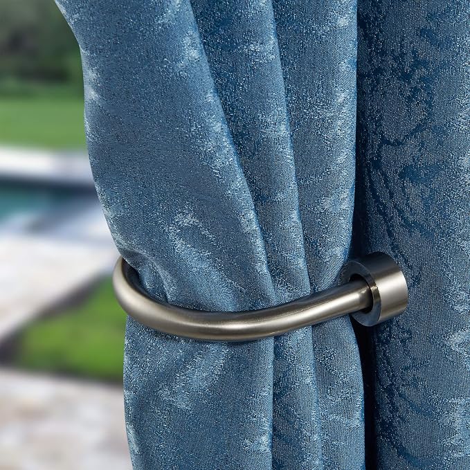 Drapery Holdback, Quality Metal Decorative Curtain Holdbacks - Image 2