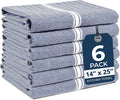 LANE LINEN Kitchen Towels 100% Cotton Absorbent Lint-Free 6 Pack by LaneLinen