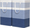 WOWBOX 2 Pack Laundry Baskets, Collapsible Dirty Clothes Laundry Hampers by WOWBOX
