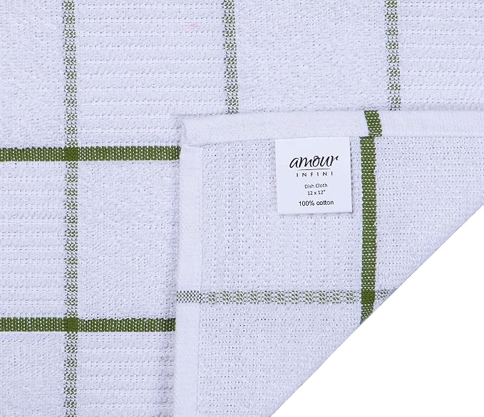 AMOUR INFINI Dish Cloths for Washing Dishes Set of 8 - Image 5