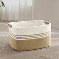 60L Woven Laundry Basket Hamper by SunNewt