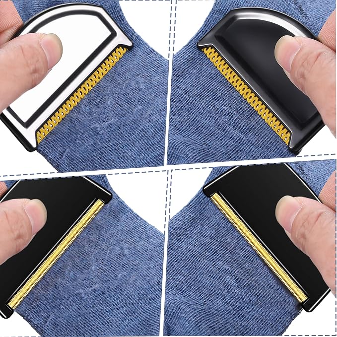 Boao 4 Pieces Sweater Combs to Remove Pilling Sweater Defuzzer | Multi-fabric - Image 3