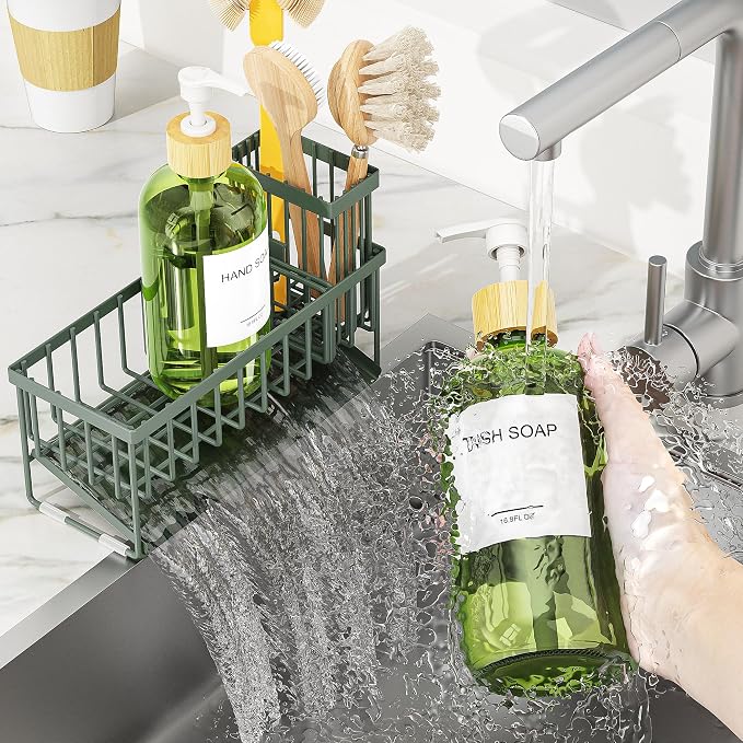 Cisily Kitchen Dish Soap Dispenser Set - Image 4