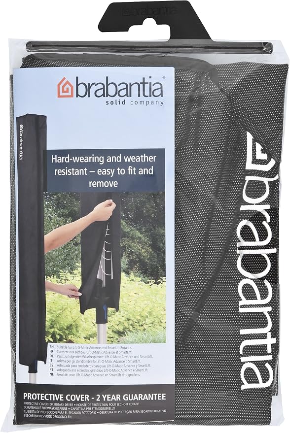 Brabantia Lift-O-Matic Advance Outdoor 4 Arm Clothesline Height Adjustable - Image 13