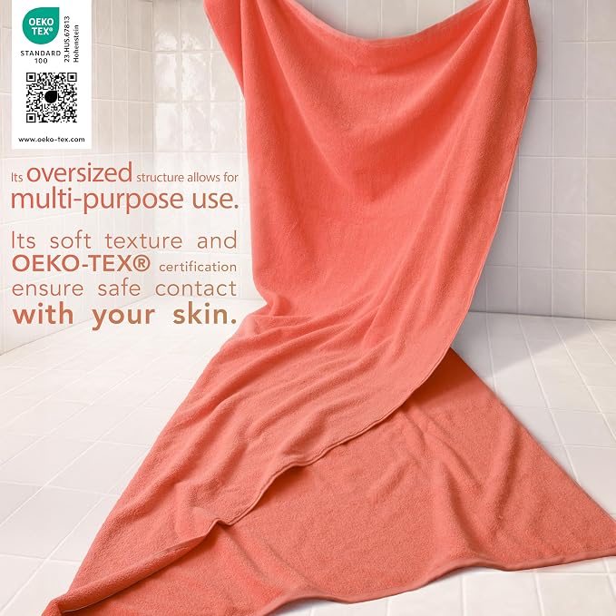 Cotton Paradise 100% Cotton Turkish Towel, Soft Absorbent Quick Dry, 40x80 - Image 3