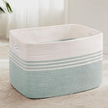 86L Large Woven Laundry Basket Hamper by SunNewt