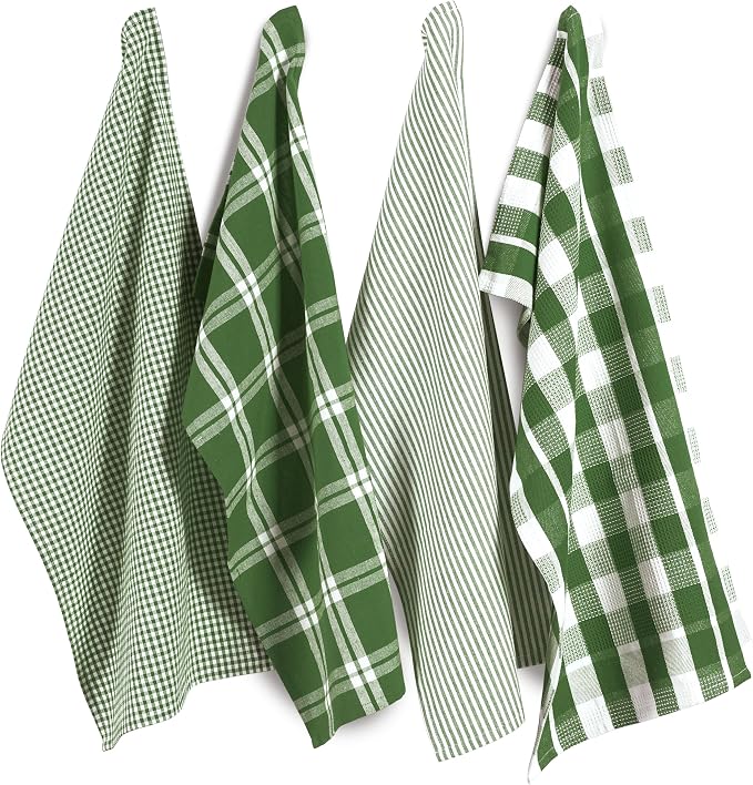 LANE LINEN 100% Cotton Kitchen Dish Cloths, Ultra Soft Absorbent Quick Drying by LaneLinen