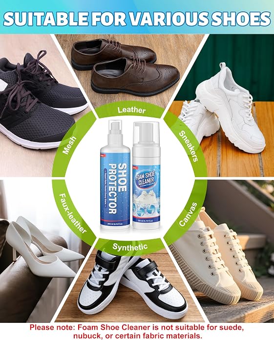 Jevvu Shoe Cleaner, Sneaker Cleaner Foam - Image 4
