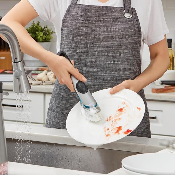 OXO Steel Soap Dispensing Dish Brush, Dish Brush - Image 3