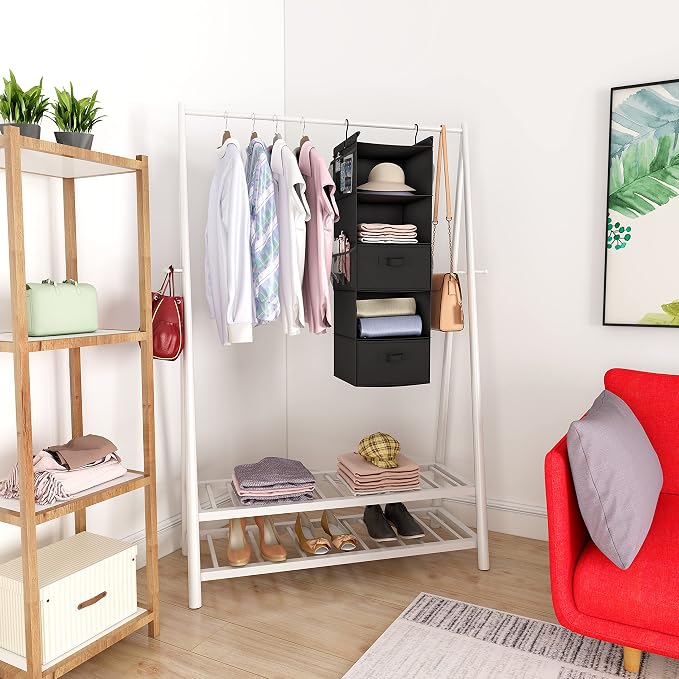 MAX Houser 5-Shelf Hanging Closet Organizer - Image 6