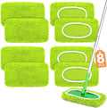 8 Pack Reusable Mop Pads Compatible by YHOVID