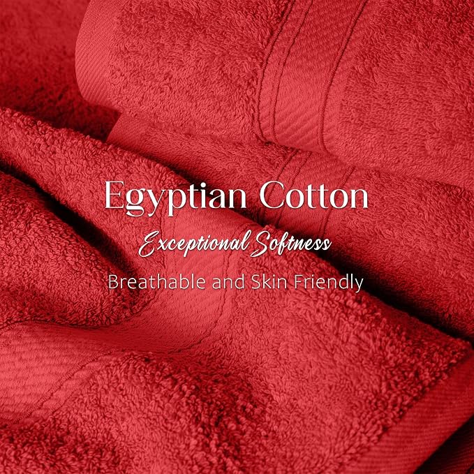 SUPERIOR Egyptian Cotton Ultra Plush & Absorbent, 3 Piece Set, Soft Luxury - Image 4