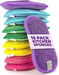 – 10 Kitchen Sponges Pack– Washable and Reusable Dishes Sponge Rubber – 6 X 3 by ONUTIS