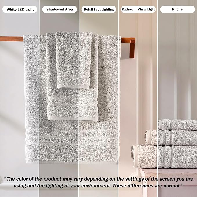 Washcloth Linen Set Premium Original Turkish Cotton, Hotel Quality - Image 3