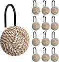Sunlit Boho Knots Shower Curtain Hooks, Home Decorative Shower Curtain Rings by Sunlit