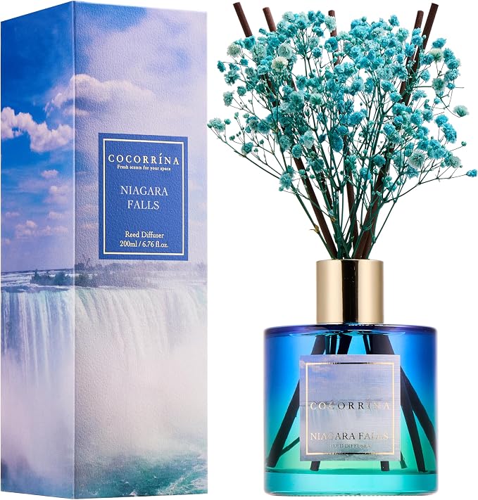 Reed Diffuser - Niagara Falls 6.7 Fl.oz Reed Diffuser Set by COCORR%C3%8DNA