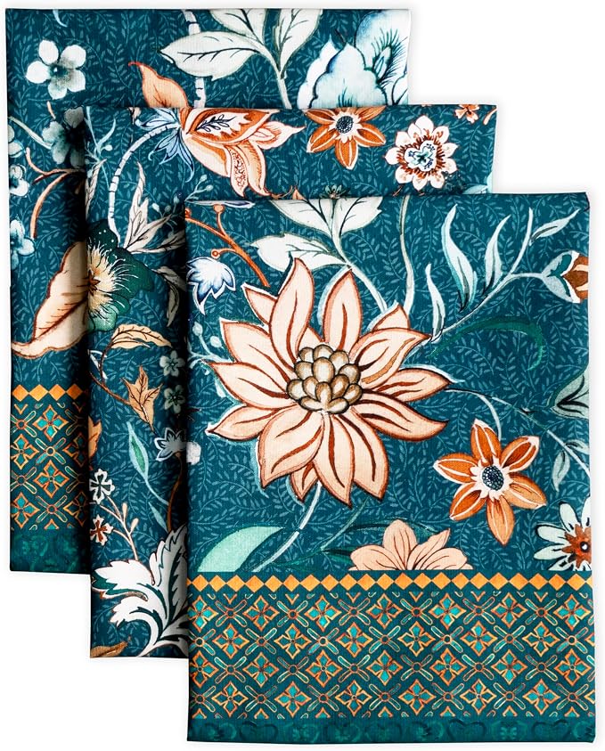 Maison d' Hermine Kitchen Towels Set of 3 Reusable 100% Cotton 27.50" x 20" by MaisondHermine