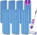 Washable Mop Pads for Swiffer PowerMop: Microfiber Wet Mops Refills 7 Pack by MEXERRIS