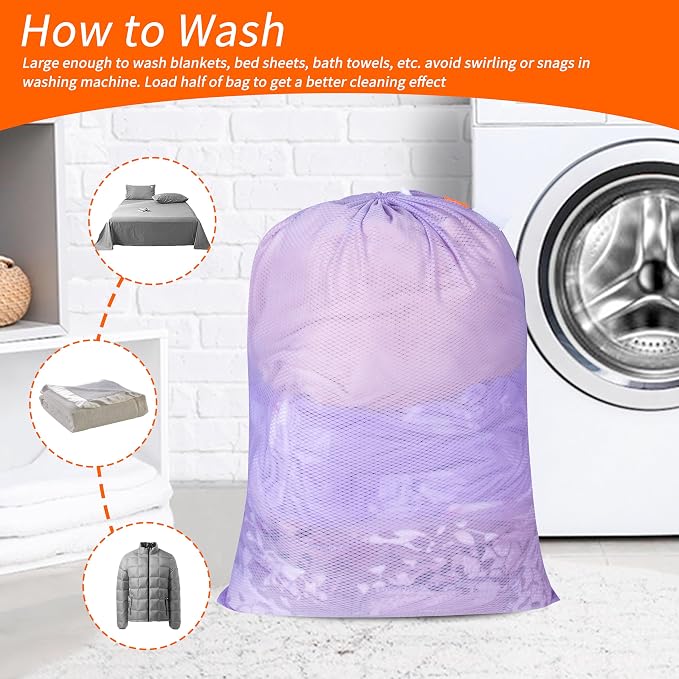 Polecasa Heavy Duty Diamond Mesh Laundry Bag - Image 6