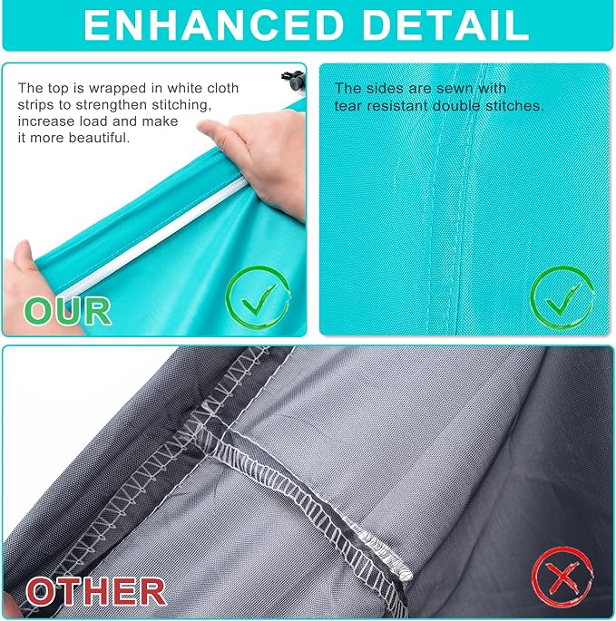 4 Pack Travel Laundry Bag, Extra Large Dirty Clothes Organizer - Image 2