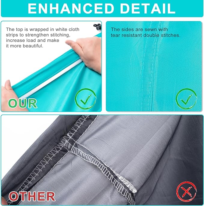 4 Pack Travel Laundry Bag, Extra Large Dirty Clothes Organizer - Image 2