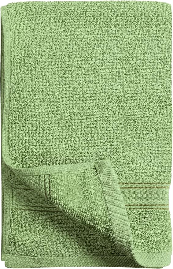 Utopia Towels 6 Pack Premium Hand Towels 16x28 in 600 GSM Cotton Sage Green | - Image 6