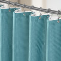 Vipfree 3 in 1 Shower Curtain Set, Waffle Shower Curtain and Liner Set by Vipfree