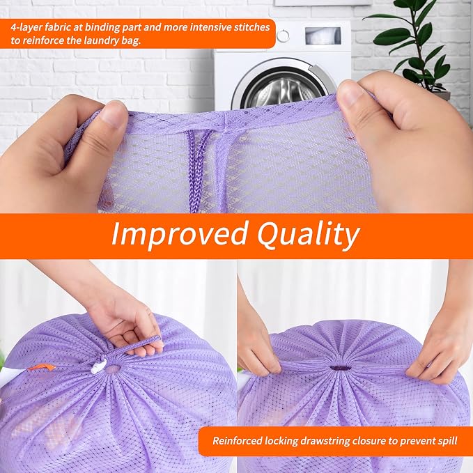 Polecasa Heavy Duty Diamond Mesh Laundry Bag - Image 4