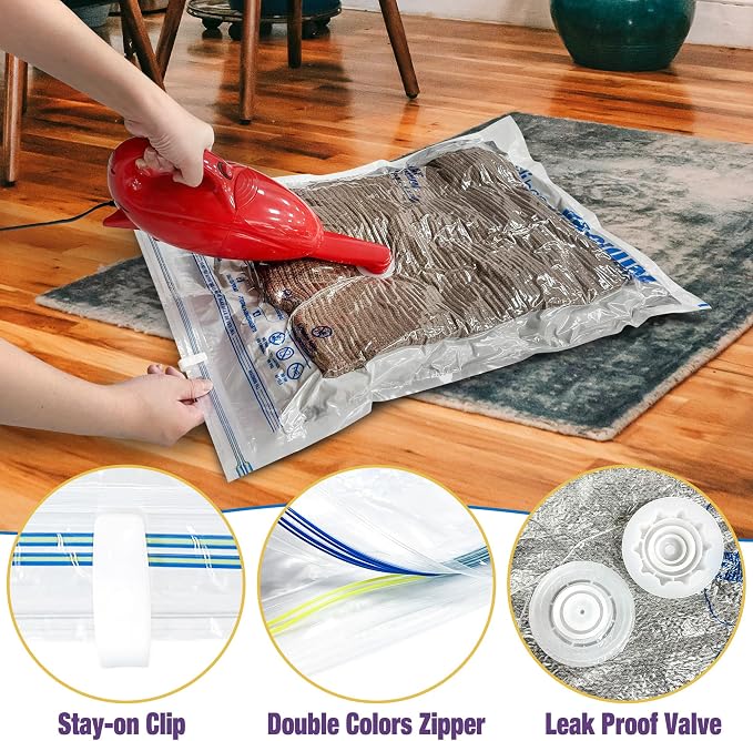 HIBAG Vacuum Storage Bags, Space Saver Bags - Image 5