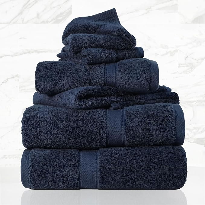 SUPERIOR Egyptian Cotton Ultra Plush & Absorbent, 6 Piece Set, Soft Luxury - Image 2