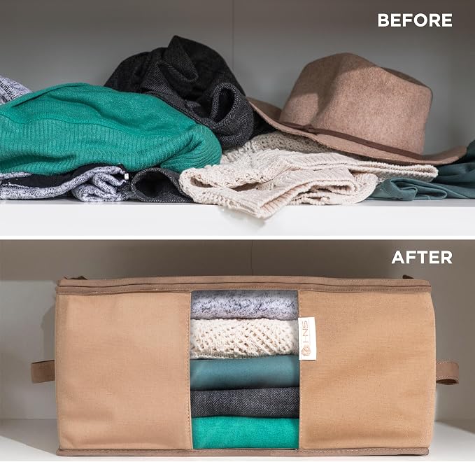 Cedar Clothes Storage Bag Organizer, Protects From Moths, Dirt & Dust, Underbed - Image 8