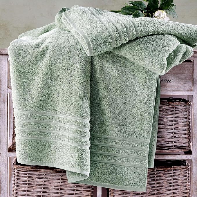 Hawmam Linen Jumbo Large Bath Sheets Towels 2 Pack Soft and Absorbent - Image 2