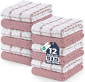 Utopia Towels Kitchen Towels 12 Pack 15x25 Inch Ring Spun Cotton Pink | Super by Unknown