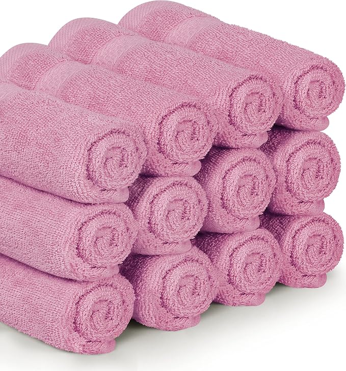 Utopia Towels 12 Pack Premium Wash Cloths, 12x12 in, 100% Cotton, Gym & Face - Image 6