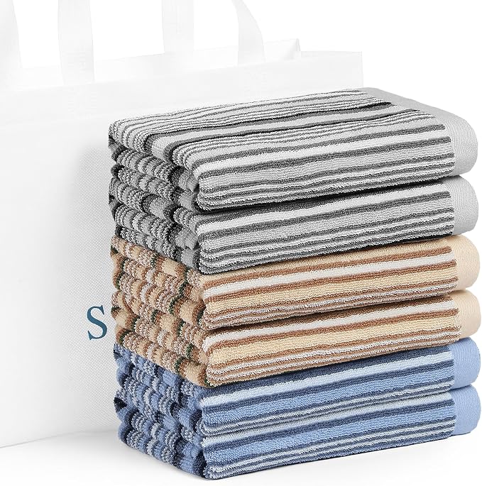 SALAS Kitchen Dish Towels for Drying Dishes, Large Cotton Kitchen Towels by Unknown